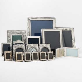 Fourteen Sterling Silver Picture Frames