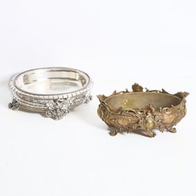 Two French Style Metal Jardinières
