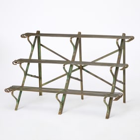Folding Iron Plant Stand