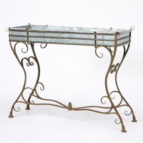 French Wrought Iron Jardiniere