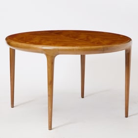 Vladimir Kagan Walnut "Model 2010" Extension Dining Table