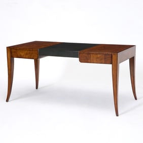 Theodore Alexander Walnut Writing Table