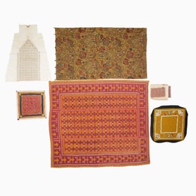 Six Assorted Textiles
