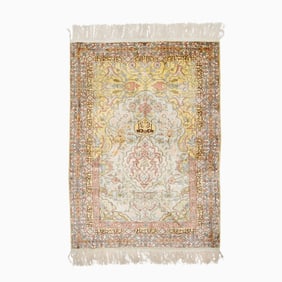 Hereke Silk Prayer Rug