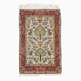 Isfahan Hunting Rug