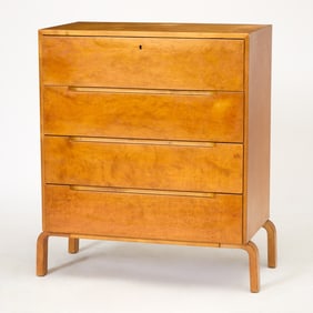 Alvar Aalto for Artek Birch and Plywood Chest of Drawers