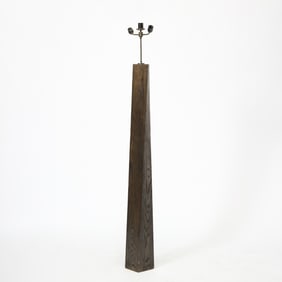In the Manner of Salvador Dali for Jean Michel Frank Dark Stained Oak "Dali" Floor Lamp