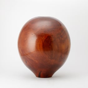 Philip Moulthrop Turned Wild Cherry Vessel