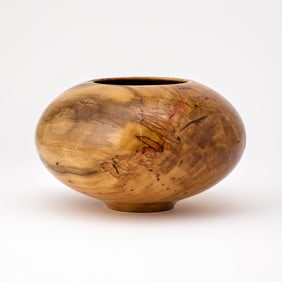 Philip Moulthrop Turned Ash-Leaf Maple Vessel