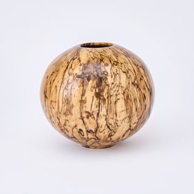 Philip Moulthrop Turned Spalted Pecan Vessel