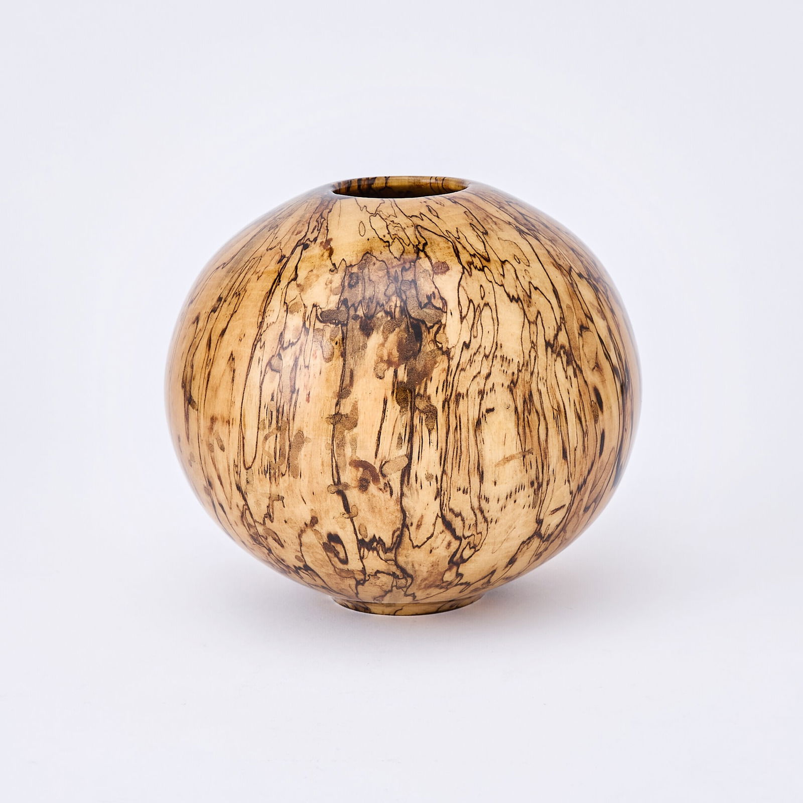 Philip Moulthrop Turned Spalted Pecan Vessel (1 of 5)