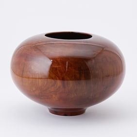 Matt Moulthrop Turned 'Wild Cherry' Vessel