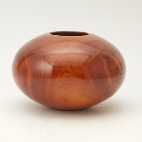 Matt Moulthrop Turned Cherry Laurel Bowl