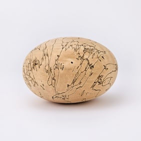 David Ellsworth Turned Spalted Maple Stratum Oval Vessel