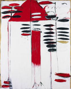 Khen Shish: Israeli, b. 1970Untitled, 2011Signed and dated Shish 2011 on the reverseAcrylic on canvas70 3/4 x 57 1/8 inches (179.7 x 145.1 cm)Unframed