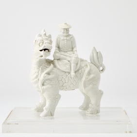 Chinese Blanc de Chine Porcelain Figure Group Kangxi Period