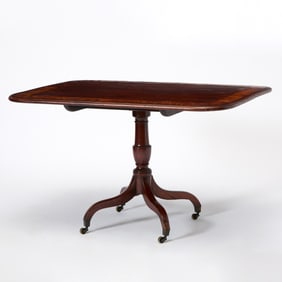 George III Inlaid Mahogany Breakfast Table