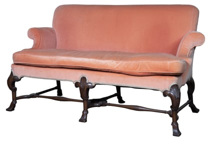 George I Style Walnut Settee