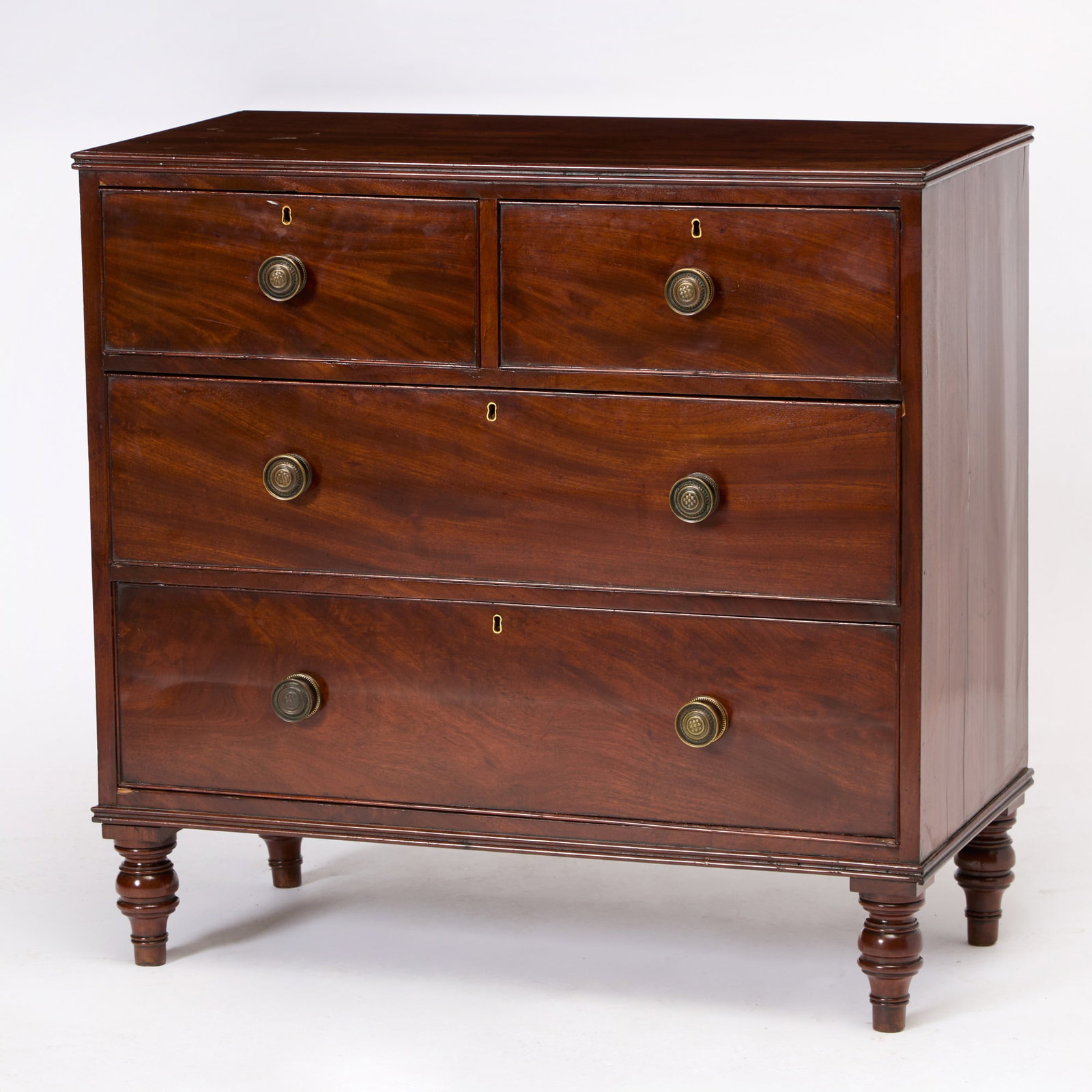 Regency Mahogany Chest of Drawers (1 of 8)
