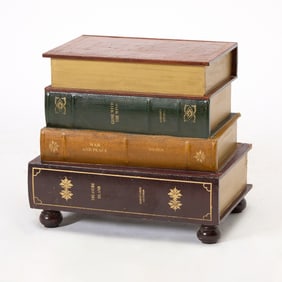 Faux Book-Form Occasional Storage Table