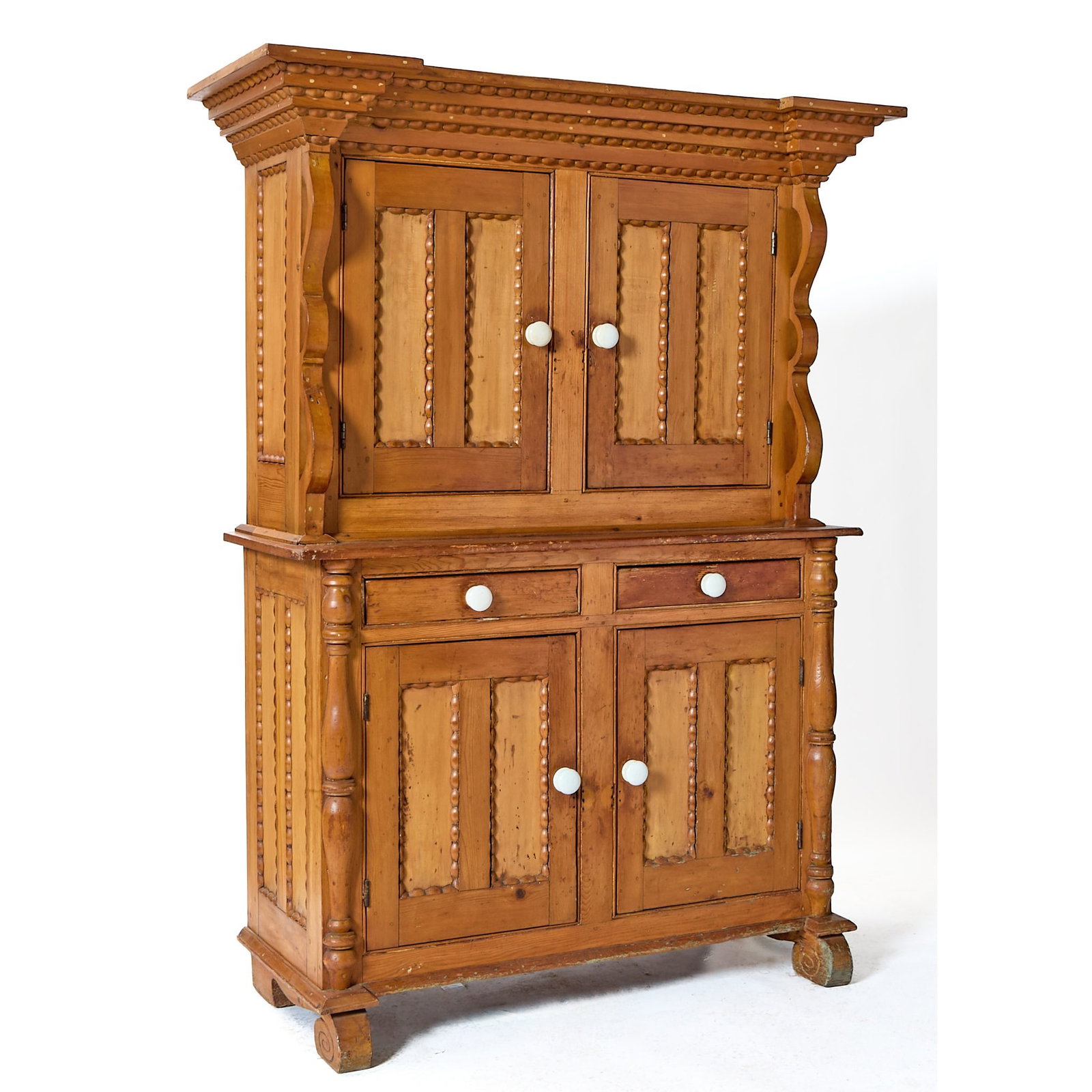 Classical Maple and Pine Cupboard (1 of 4)