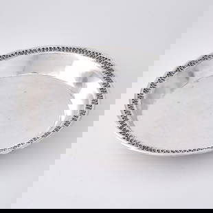 South American Silver Bowl: Diameter 13 1/4 inches, approximately 38 ounces.