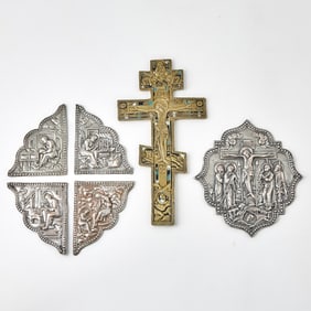 Group of Russian Metalware