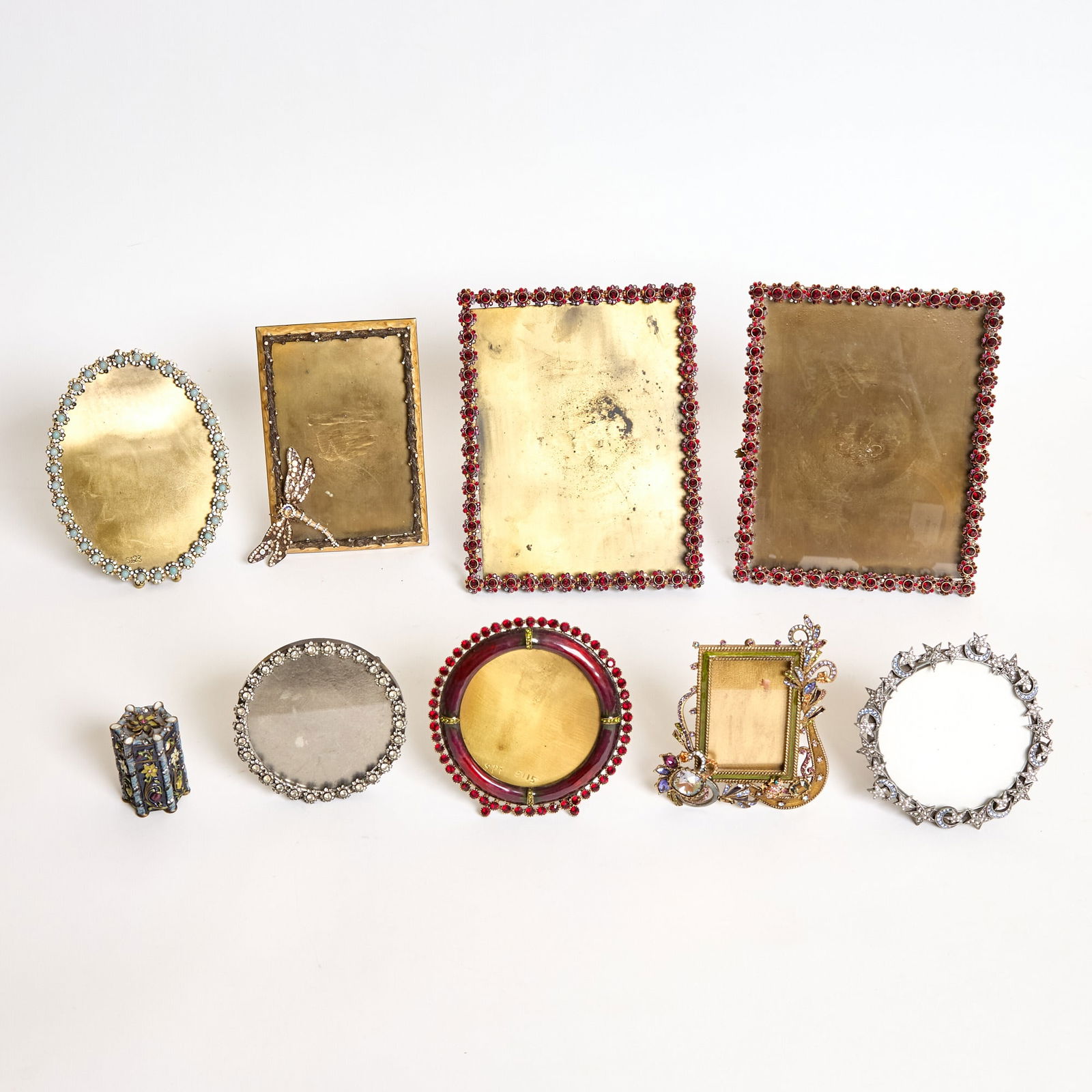 Group of Jay Strongwater Gem Set and Enamel Table Articles (1 of 2)