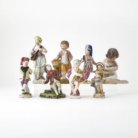 Group of Continental Porcelain Figures