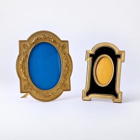 Two Bronze Picture Frames
