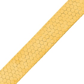 Wide Gold Bracelet