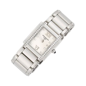 Patek Philippe Stainless Steel and Diamond 'Twenty-4' Wristwatch, Ref. 4910/10