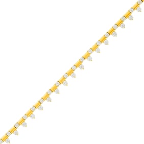 Gold and Diamond Bracelet