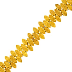 Gold Leaf Bracelet