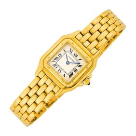 Cartier Gold Panthère Wristwatch