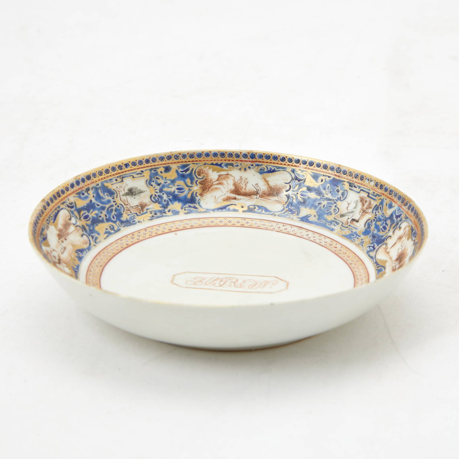 A Chinese Export Dish Circa 1725