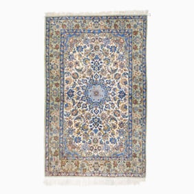 Silk Warp Isfahan Rug