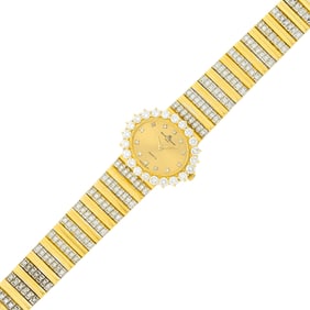 Baume & Mercier Gold and Diamond Wristwatch