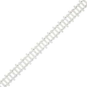 White Gold and Diamond Bracelet