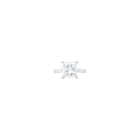 Silver and Diamond Ring