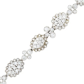 Gregg Ruth White Gold and Diamond Bracelet