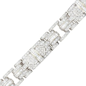 White Gold and Diamond Bracelet