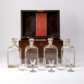 Victorian Rosewood Cave à Liqueur