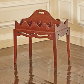 George III Style Mahogany Decanter Stand