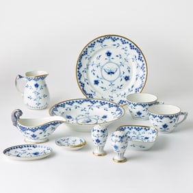 Bing & Grondahl Porcelain 'Butterfly' Pattern Partial Dinner Service