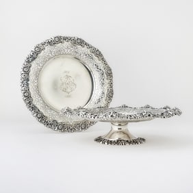 Pair of Tiffany & Co. Sterling Silver Low Compotes