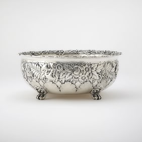 Tiffany & Co. Sterling Silver Footed Center Bowl