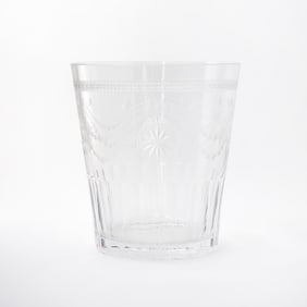 William Yeoward Wheel-Engraved Glass Wine Cooler