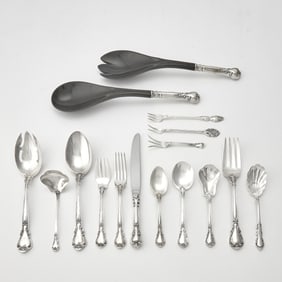 Gorham Sterling Silver 'Chantilly' Pattern Partial Flatware Service