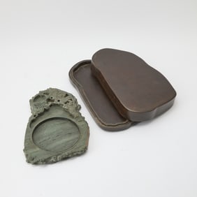 Chinese 'Dragon' Inkstone Qing Dynasty